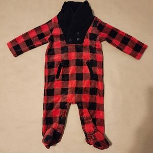Unisex- Plaid Print Bodysuit